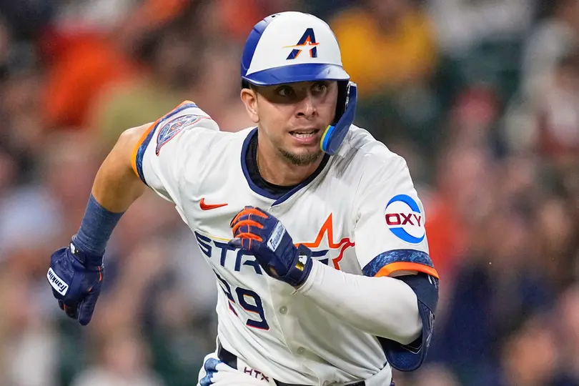 Ramón Urías con los Astros de Houston l AP