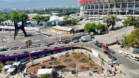 Los aficionados que vayan al México vs Portugal deberán llegar a pie al Estadio Azteca/X: @MXESTADIOS