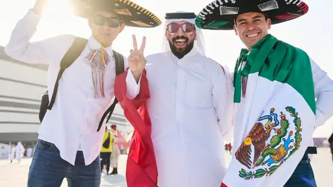 Aficionados mexicanos durante la Copa Mundial de Qatar 2022 | MEXSPORT
