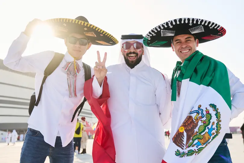 Aficionados mexicanos durante la Copa Mundial de Qatar 2022 | MEXSPORT