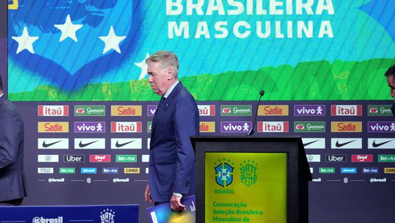 Ancelotti en conferencia de prensa previo al partido de Brasil contra Francia | AP