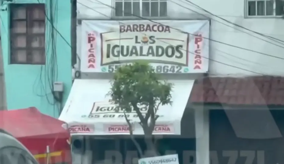 Taquería “Los Igualados”, ubicada en la Ciudad de México. / Captura