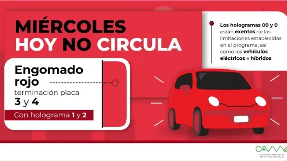 Autos con holograma 0 y 00 están exentos de la restricción./ X
