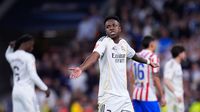 Vinicius con Real Madrid durante el Derbi Madrileño en LaLiga | AP