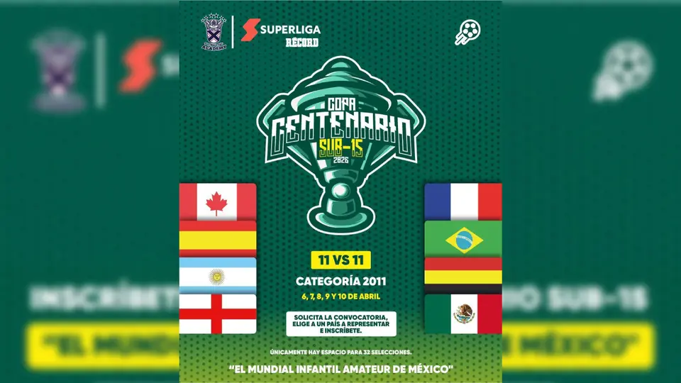 Copa Centenario Sub 15 en el Reforma Athletic Club, apoyada por RÉCORD