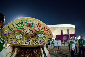 Aficionada de México durante la Copa Mundial Qatar 2022 | MEXSPORT
