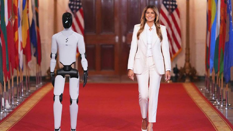 Robot Humanoide en la Casa Blanca