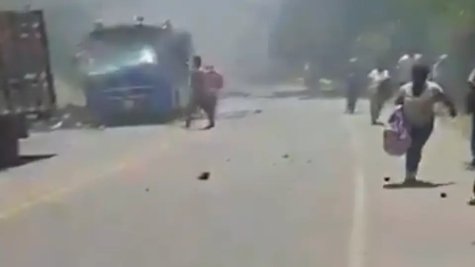El atentado ocurrió en una de las carreteras más importantes de Colombia. / RS