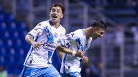 Brayan Garnica festeja gol de Puebla ante Querétaro | MEXSPORT