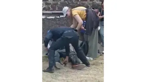 “No te mueras”: videos del ataque en Teotihuacán impactan en redes sociales. / RS