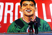 ¡Una belleza! Pintan mural en homenaje a Gilberto Mora en Tijuana