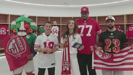 Andrés Guardado y Vanessa Ponce de León presentan pick de los 49ers en el Draft