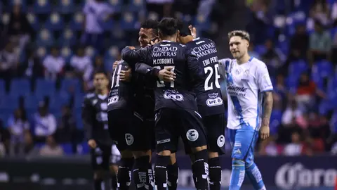 Querétaro celebrando su gol ante Puebla en el Clausura 2026 I IMAGO7