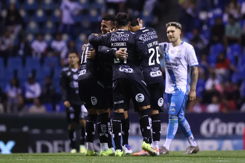 Querétaro celebrando su gol ante Puebla en el Clausura 2026 I IMAGO7