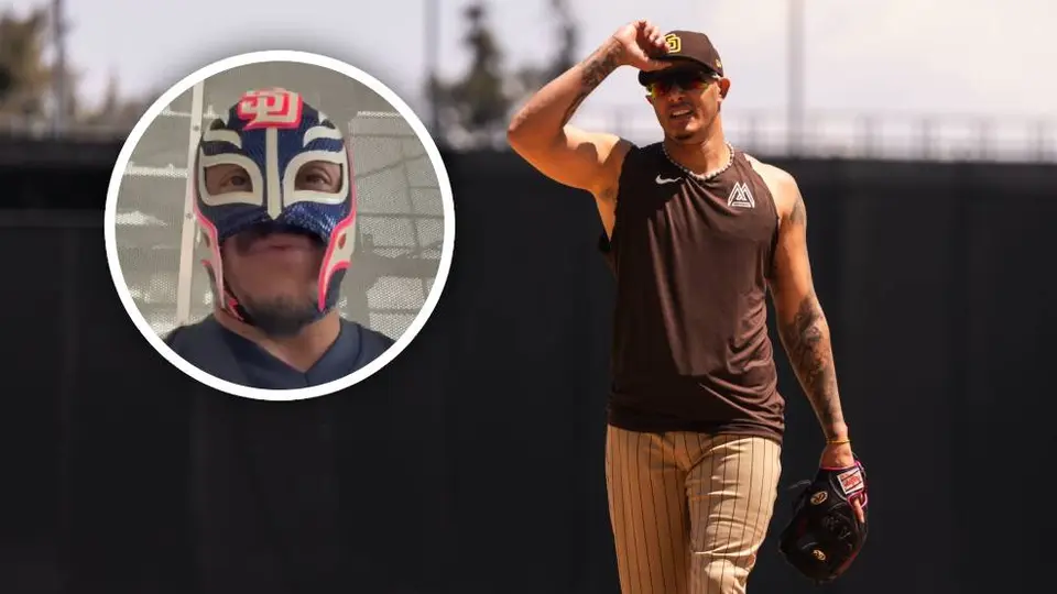 De WWE a MLB: Rey Mysterio lanza la primera bola en el Mexico City Game