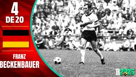 Leyendas mundialistas: Franz Beckenbauer, el 'Kaiser' invencible de Alemania