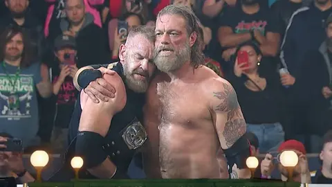 Adam Copeland y Christian coronandosé campeones en pareja | AEW
