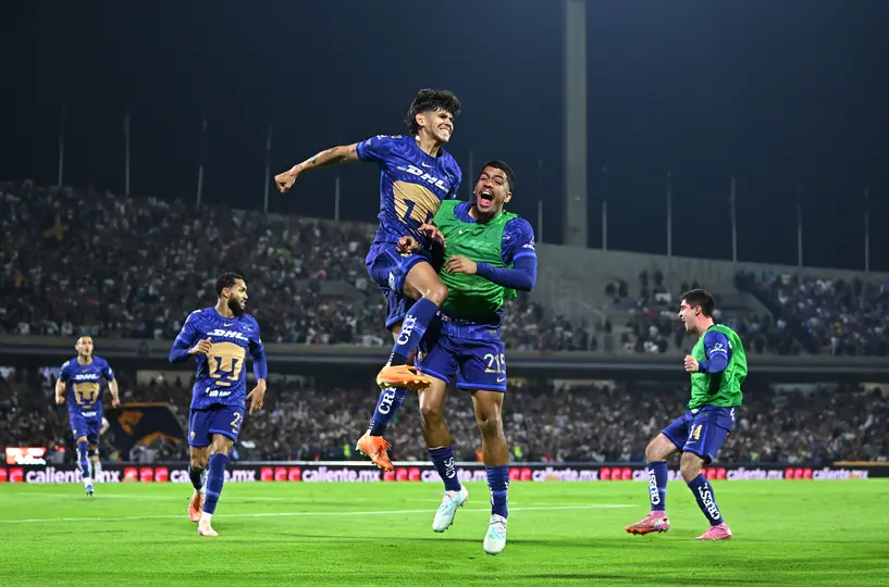 Robert Morales celebra su gol en la Final ante Cruz Azul | MEXSPORT