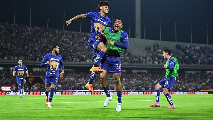 Robert Morales celebra su gol en la Final ante Cruz Azul | MEXSPORT