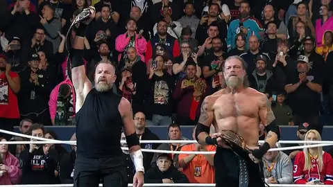 Adam Copeland y Christian Cage ganando los campeonatos en pareja de AEW | AEW