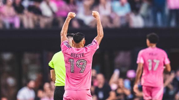Doblete de Berterame impulsa victoria del Inter Miami sobre Philadelphia; Messi salió lesionado