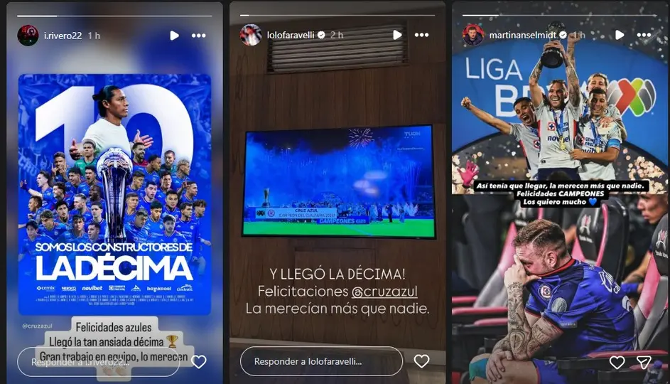 Así fueron las felicitaciones de Anselmi, Rivero y Faravelli | CAPTURA DE PANTALLA