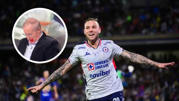 José Ramón Fernández explota tras el gol de Rotondi que le dio el título a Cruz Azul sobre Pumas