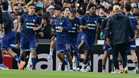 Así calentó Pumas antes de disputar la Final contra Cruz Azul