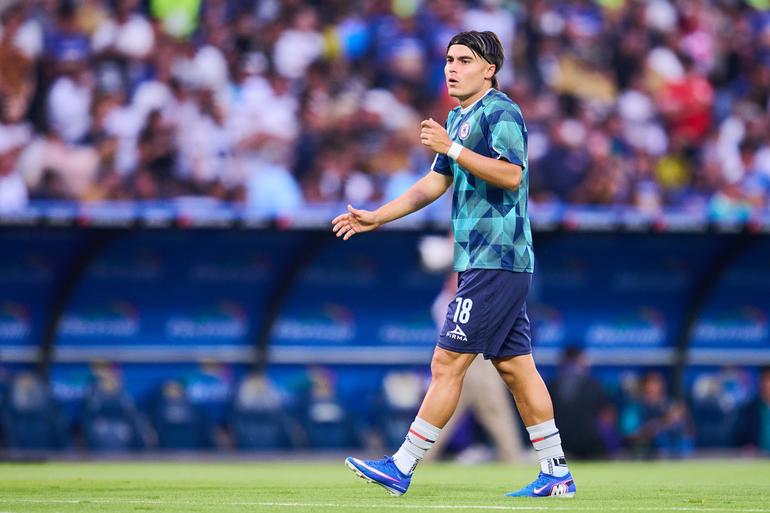 Luka Romero, jugador de Cruz Azul | MEXSPORT