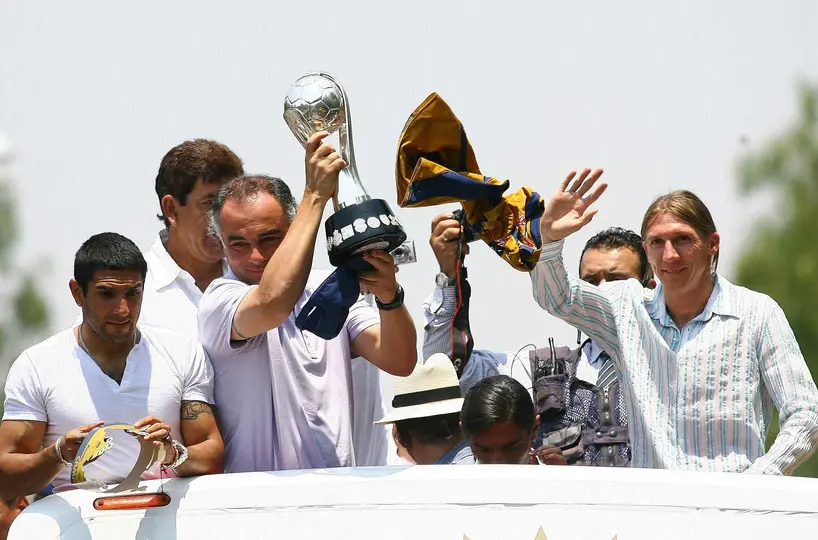 Pumas en celebración del título de Liga MX en el Clausura 2011 | MEXSPORT