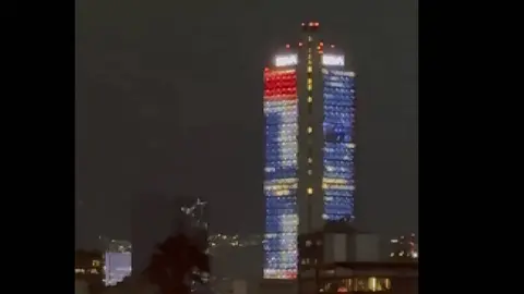 Torre BBVA celebró con Cruz Azul el título de Liga | CAPTURA