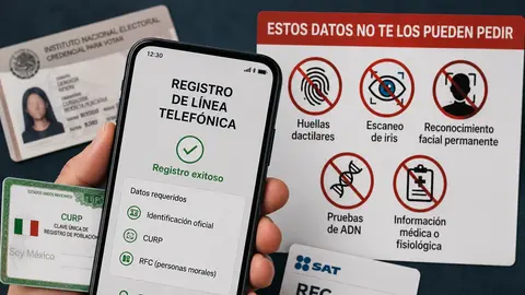 Las autoridades pidieron desconfiar de llamadas y mensajes donde terceros soliciten información personal para el trámite./ IA