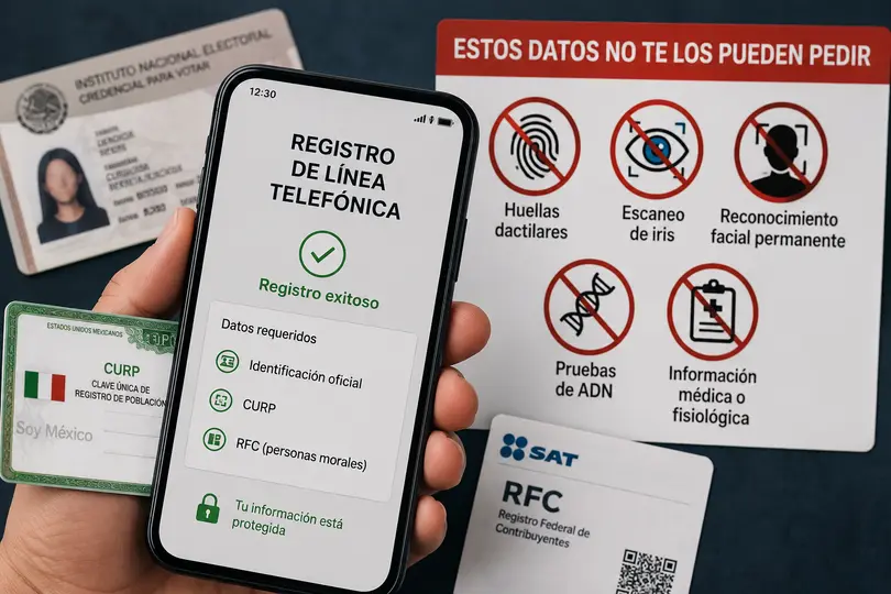 Las autoridades pidieron desconfiar de llamadas y mensajes donde terceros soliciten información personal para el trámite./ IA