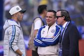 Víctor Velázquez previo al inicio de la Final de Vuelta entre Cruz Azul y Pumas | MEXSPORT