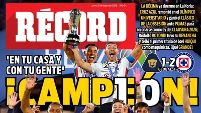 Portada RÉCORD 25 de mayo de 2026