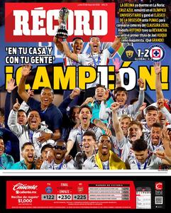Portada RÉCORD 25 de mayo de 2026
