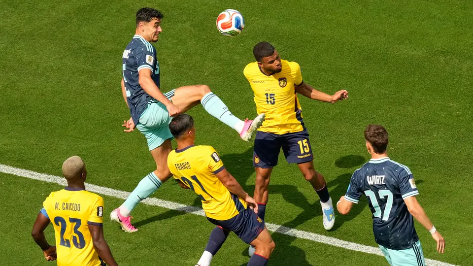 Pedro Vite, jugador de Ecuador | AP