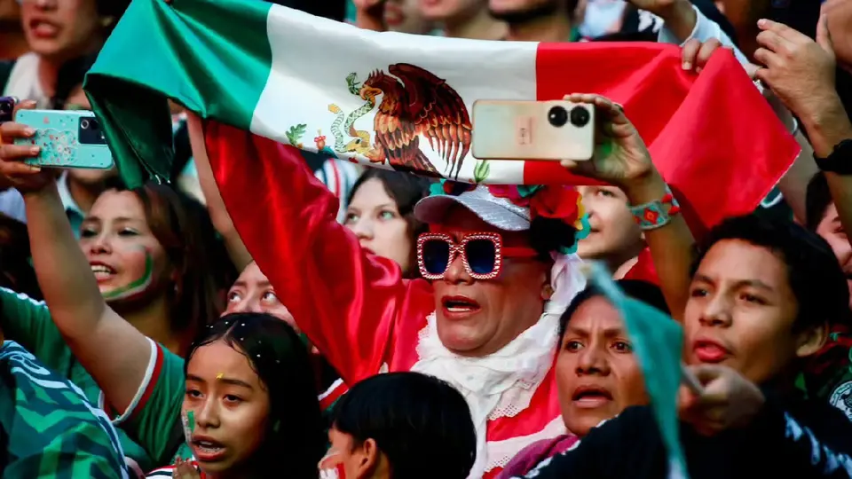 Los FIFA Fan Fest de la CDMX también fueron vigilados por la policía para mantener el orden / FB: @GobiernoCDMX