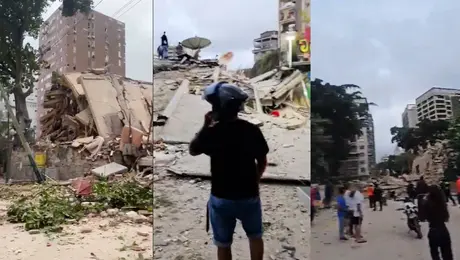 VIDEOS: Terremotos de 7.1 y 7.5 pegan a Venezuela; reportan edificios colapsados, muertos y alerta de tsunami