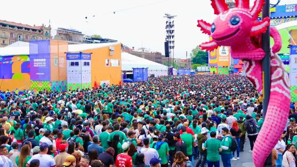 Fan Fest en el Zocalo | x:@GobCDMX