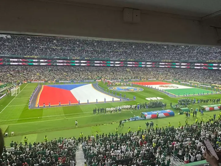 México y Chequia en el protocolo de los himnos de la Copa del Mundo