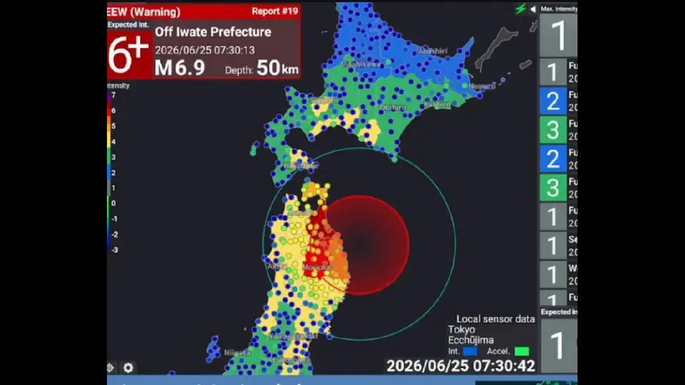 El sismo de 6.9 fue a las 7:30 de la mañana de miércoles / Redes Sociales