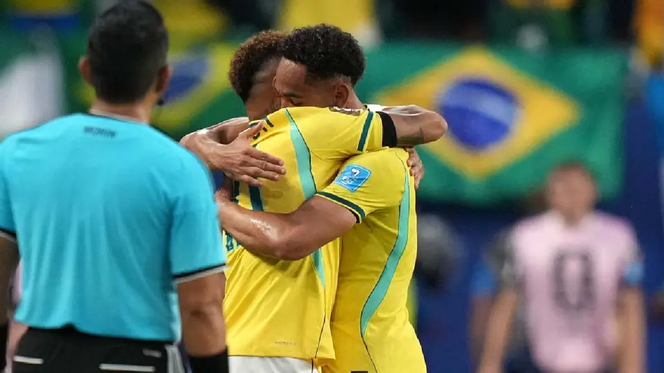 Neymar en la victoria de Brasil | AP