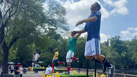 El Bosque de Chapultepec recibe a ‘Los Gigantes de Futbol’: una exhibición inspirada en el Mundial 2026