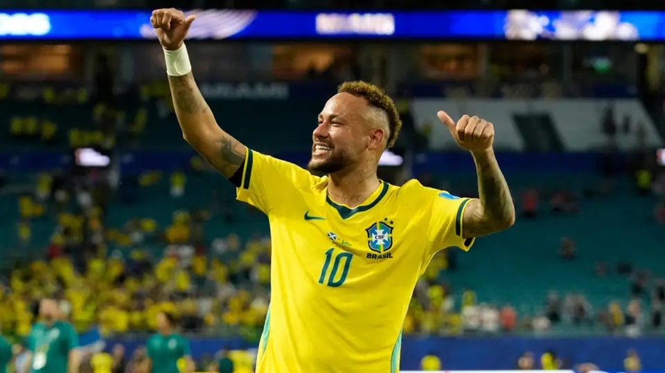 Neymar al término del Brasil vs Escocia del Mundial 2026 | AP