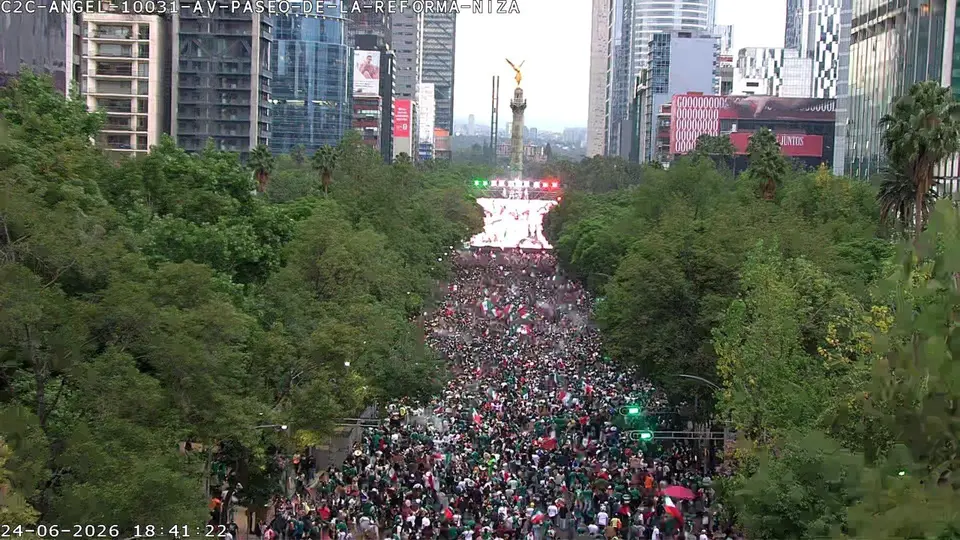 Miles de aficionados verán el partido desde el Ángel de la Independencia | CAPTURA
