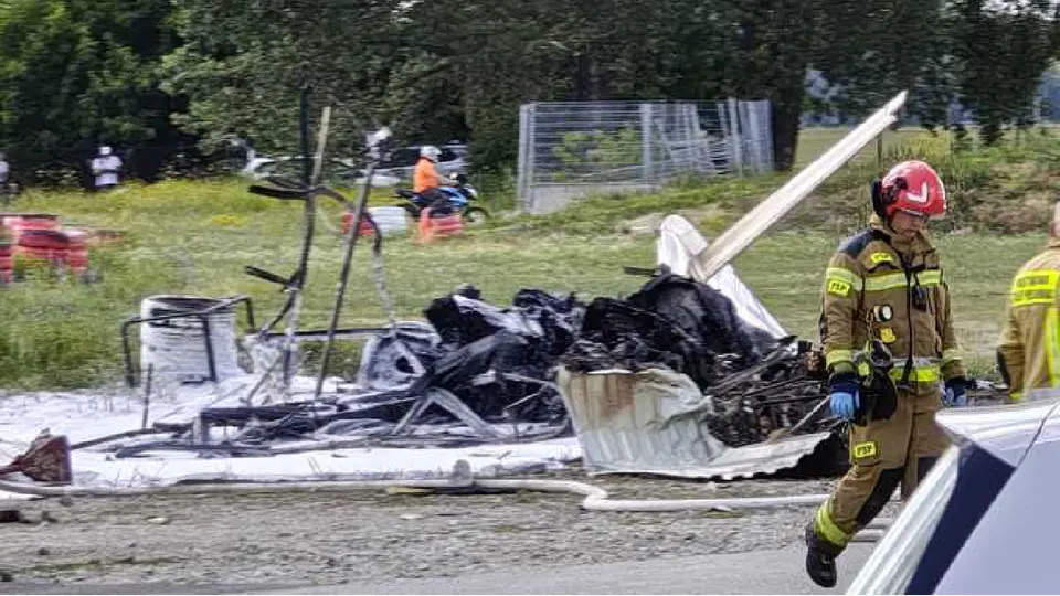 El accidente movilizó de inmediato a bomberos, policías y servicios de emergencia / Redes Sociales