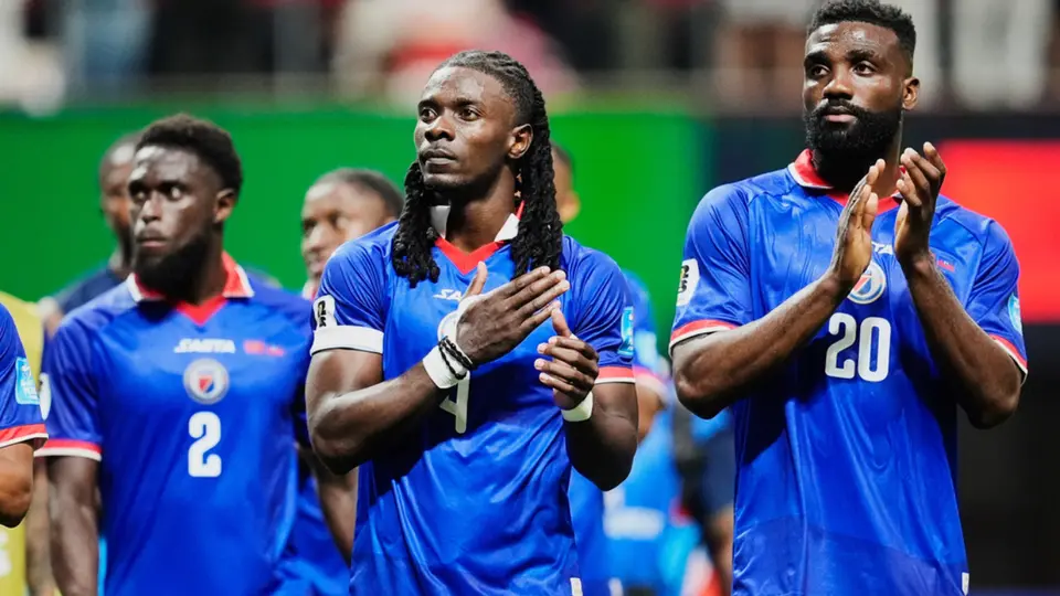 Jugadores de Haití tras ser eliminados del Mundial | AP