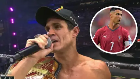 "Gracias al mejor de la historia": Edu Aguirre casi hasta las lagrimas con mensaje a Cristiano Ronaldo tras ganar en La Velada 6