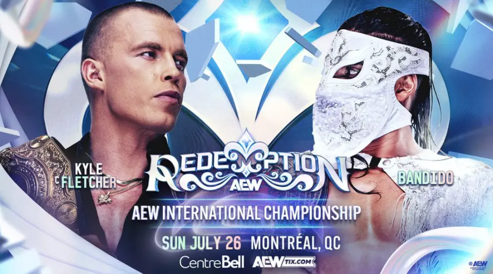 Kyle Fletcher (c) expondrá su Campeonato Internacional AEW ante Bandido | AEW